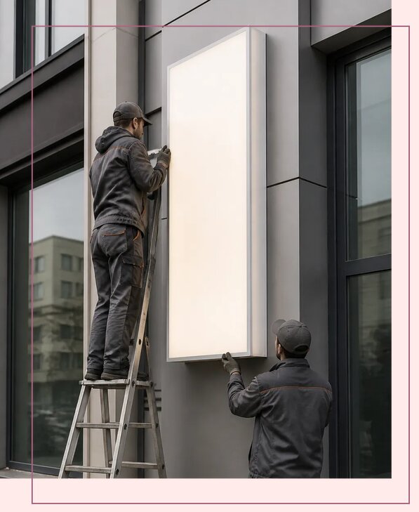 Акриловый световой короб на заказ в Канске от 16284 р. | Аванза-Кнс