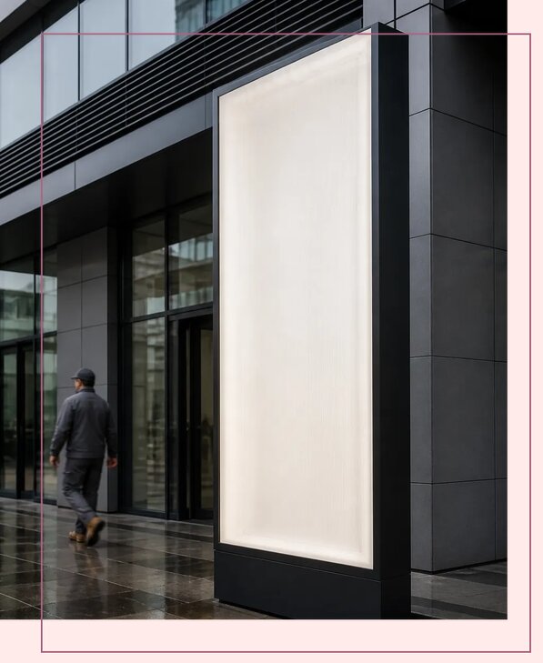 Световые стелы на заказ в Канске по цене от 71039 р. | Аванза-Кнс