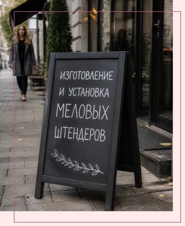 Меловые штендеры в Канске по цене от 7104 р. | Аванза-Кнс